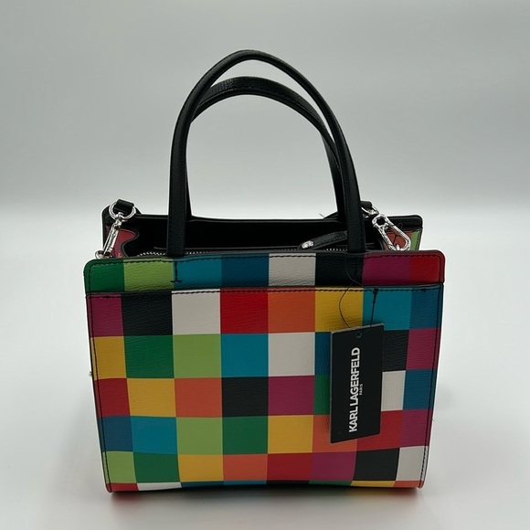 1708- Karl Lagerfeld Paris Multi Combo Crossbody Bag NWT - Picture 4 of 14